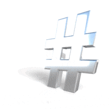 Chrome Pound Symbol Spin PowerPoint Animation layout preview.