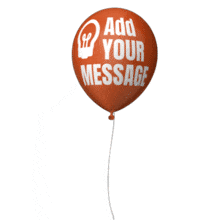 Balloon Flying PowerPoint Animation layout preview.