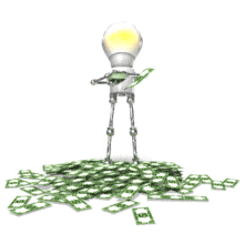 Light Bob Spreading Wealth PowerPoint Animation layout preview.