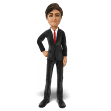 Business Man Emote Stop PowerPoint Animation layout preview.