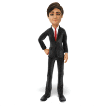 Business Man Emote Eye Roll PowerPoint Animation layout preview.