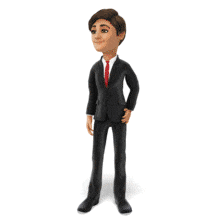 Business Man Emote Shocked PowerPoint Animation layout preview.