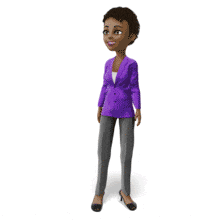 Kylie Emote Appreciation PowerPoint Animation layout preview.