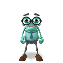 Jerry Emote Excited PowerPoint Animation layout preview.