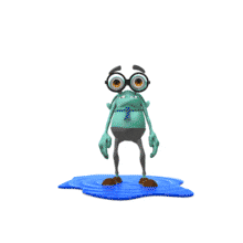 Jerry Jump In Puddle PowerPoint Animation layout preview.