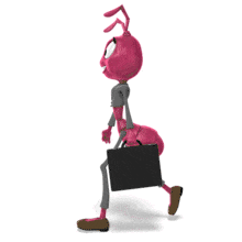 Samantha Walk Briefcase Left PowerPoint Animation layout preview.
