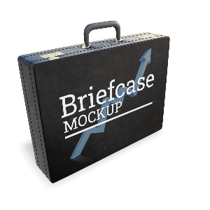 3D Briefcase  - Customizable Mockup PowerPoint Animation layout preview.