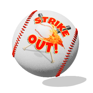 Baseball  - Customizable Mockup PowerPoint Animation layout preview.
