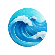 Moving Wave PowerPoint Animation layout preview.