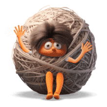 Tangled In Problems PowerPoint Animation layout preview.