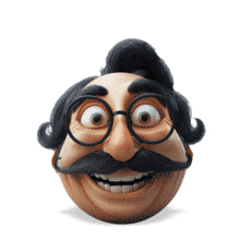Groucho Marx Emoji PowerPoint Animation layout preview.