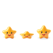Animated Three Star Rating Jumping PowerPoint Animation layout preview.