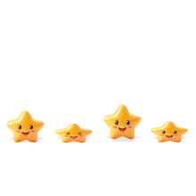 Animated Four Star Rating Jumping PowerPoint Animation layout preview.
