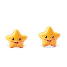Two Jumping Stars PowerPoint Animation layout preview.