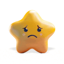 Sad Star Emoji Shaking Head PowerPoint Animation layout preview.