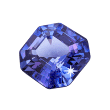 Sparkly Blue Diamond PowerPoint Animation layout preview.