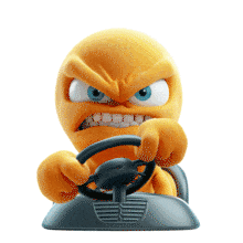 Road Rage Emoji PowerPoint Animation layout preview.