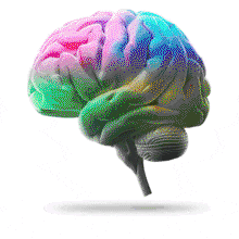 Colorful Brain Shift PowerPoint Animation layout preview.