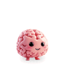Jumping Brain Emoji PowerPoint Animation layout preview.
