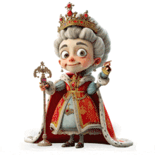 Victorian Royal Queen PowerPoint Animation layout preview.