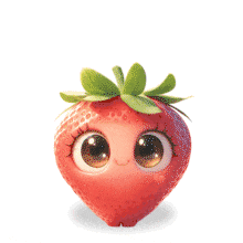 Energetic Jumping Strawberry PowerPoint Animation layout preview.