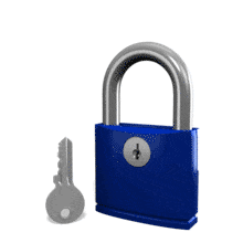 Key Opening Lock PowerPoint Animation layout preview.
