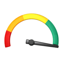 Gauge Lose Power PowerPoint Animation layout preview.