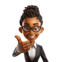 Woman Positive Thumbs Up Clipart PowerPoint Animation layout preview.