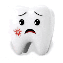 Sad Tooth Cavity  Clip PowerPoint Animation layout preview.