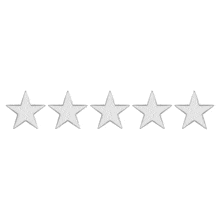 One Out Of Five Stars Rating Clipart PowerPoint Animation layout preview.