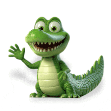 Alligator : Warm Welcomes Await PowerPoint Animation layout preview.
