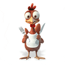 Turkey Ready for Dinner PowerPoint Animation layout preview.