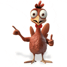 Turkey Thumbs Up Approval PowerPoint Animation layout preview.