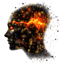 Brain Power Animated GIF for Presentations PowerPoint Animation layout preview.