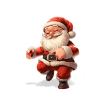 Santa Dance  for Festive Presentations PowerPoint Animation layout preview.
