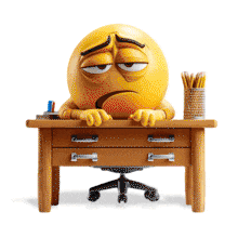 Bored Emoticon  of Presentations PowerPoint Animation layout preview.