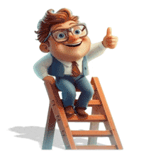 Ladder Success  for Presentations PowerPoint Animation layout preview.
