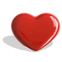 Beating Heart PowerPoint Animation layout preview.