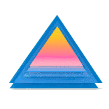 Vector Triangle PowerPoint Animation layout preview.