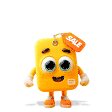 Sale Character PowerPoint Animation layout preview.