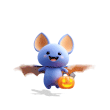Halloween Bat PowerPoint Animation layout preview.