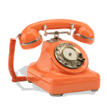 Retro Rotary Telephone PowerPoint Animation layout preview.