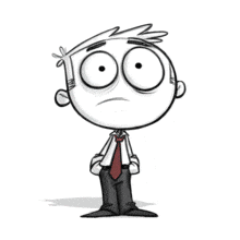 Sad Office Worker PowerPoint Animation layout preview.