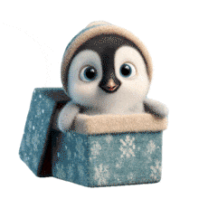 Holiday Penguin  Bringing Festive Joy to Slides PowerPoint Animation layout preview.