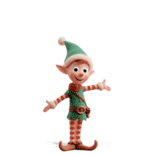 Dancing Elf  Bringing Holiday Cheer to Presentations PowerPoint Animation layout preview.