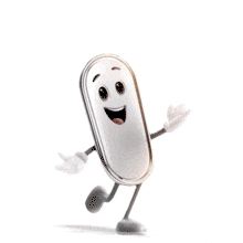 Dancing Paperclip PowerPoint Animation layout preview.