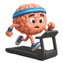 Brain Running  Clip PowerPoint Animation layout preview.