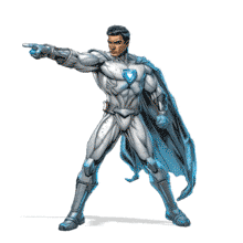 Superhero Posing PowerPoint Animation layout preview.