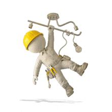 Construction Worker  Clip PowerPoint Animation layout preview.