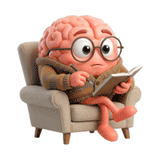An  of a Brain Psychologist Character PowerPoint Animation layout preview.